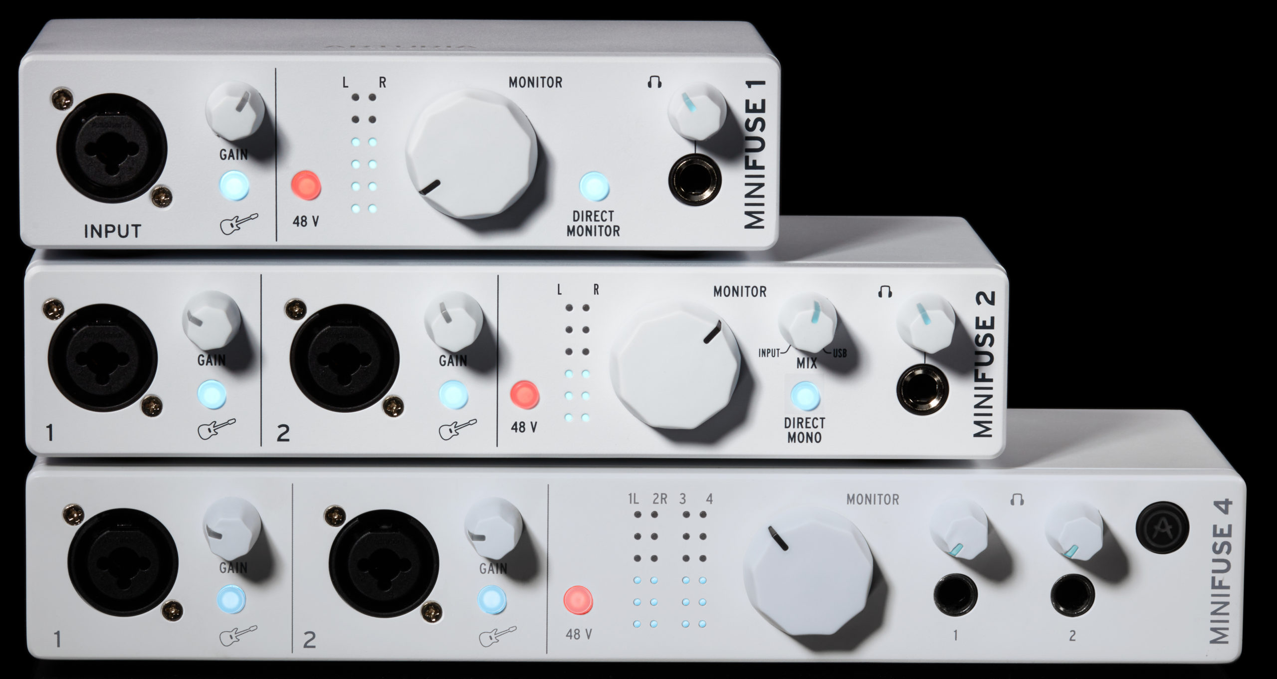 Arturia Announce MiniFuse 1 2 4 USB Audio Interfaces Source 