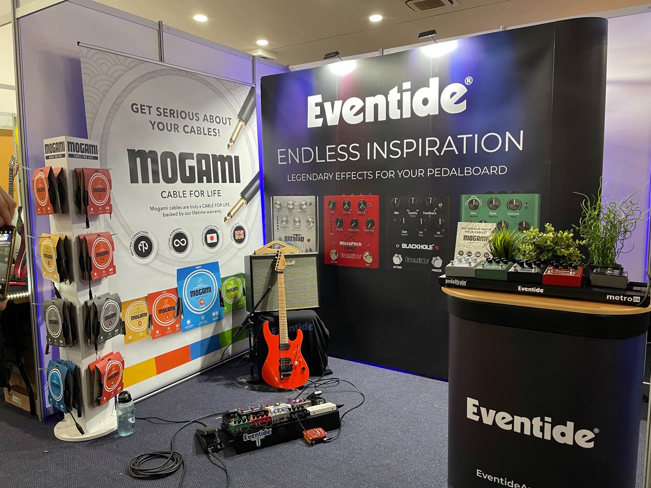 Eventide & Mogami at The Guitar Show 2022