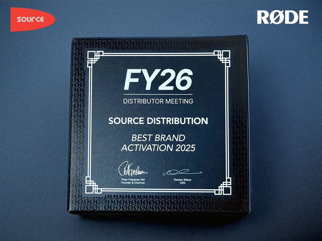 Source wins Distributor Award at RØDECon 2025